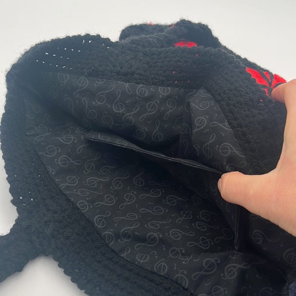 Handmade Boho Crochet Shoulder Bag - Picture 6 of 12